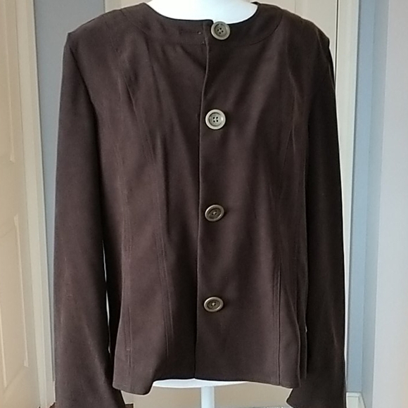 JM Collection Jackets & Blazers - JM Collection. Brown Jacket. Sz 12